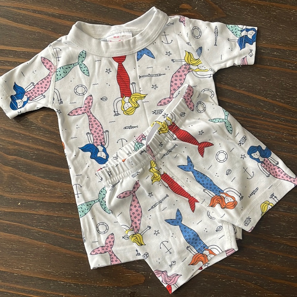 Hanna Andersson short pajamas mermaids